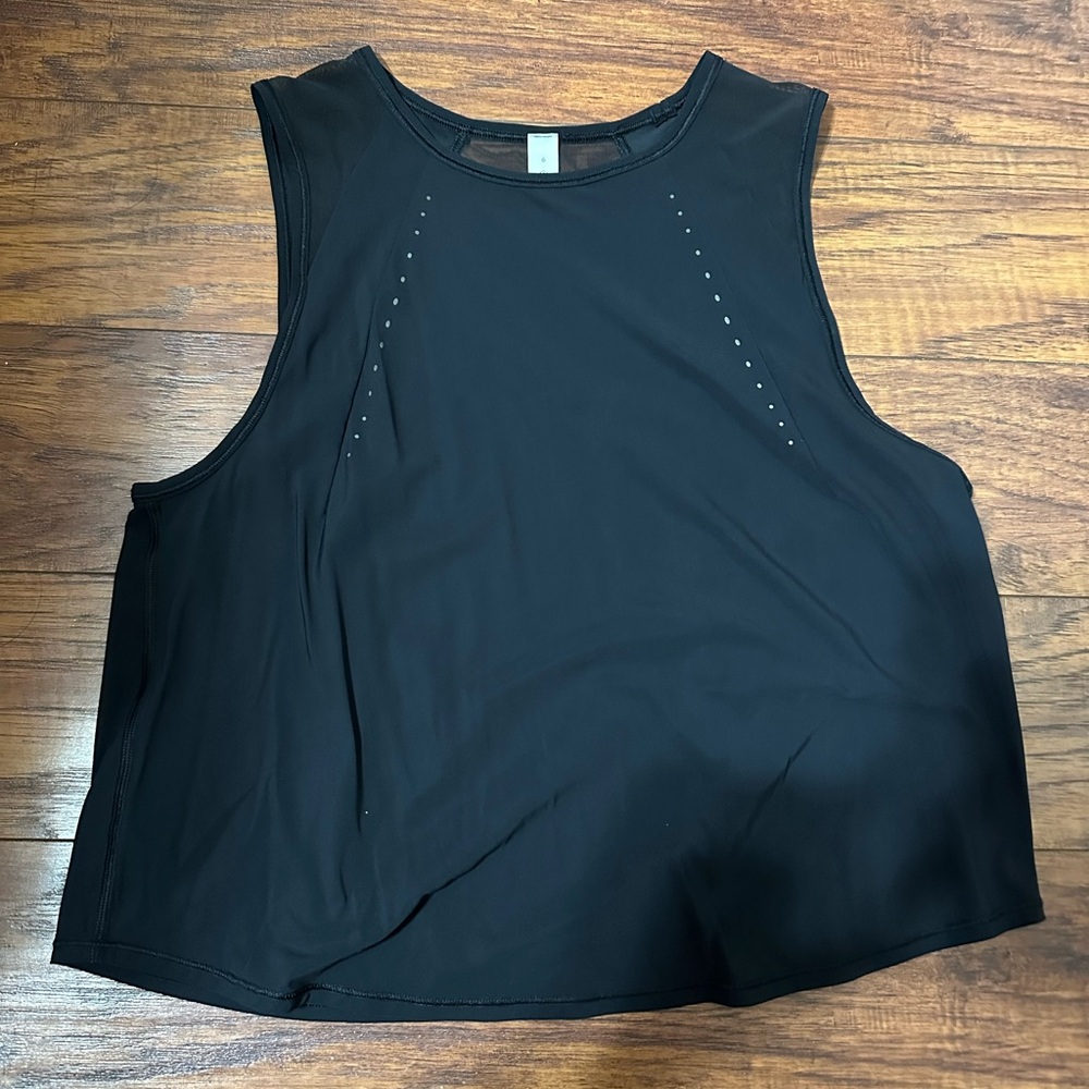 Lululemon Athletica Black Sleeveless Tank Top